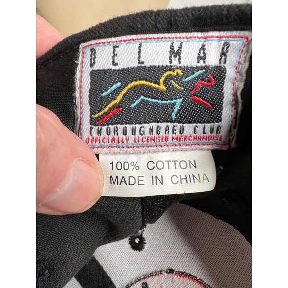 Delmar Racetrack 2000 Cap  OS Adjustable Black, Red   Cotton - Picture 8 of 16